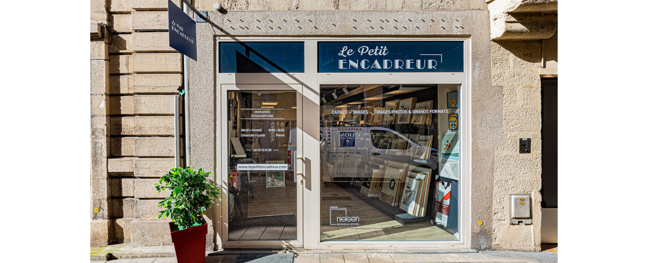 Le Petit Encadreur - Bannière fiche commerce 1328 x 539 25.08.2025