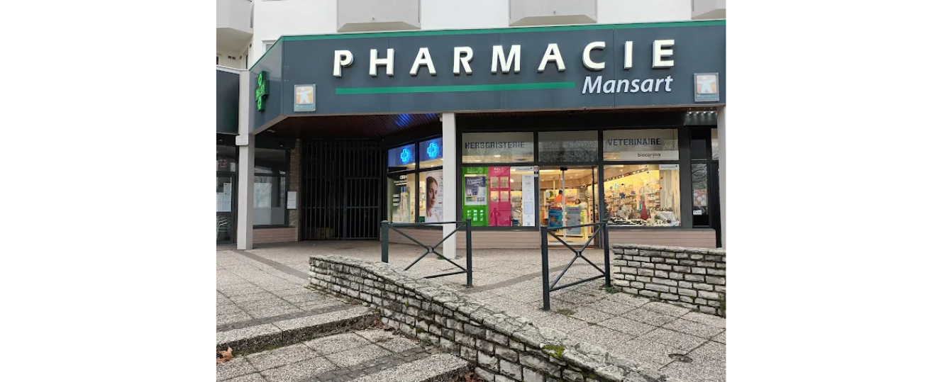 Pharmacie Mansart - Bannière fiche commerce 1328 x 539 27.08.2025
