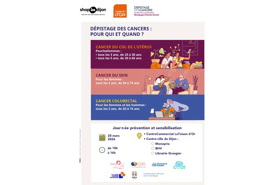 Mars Bleu : Les commerçants dijonnais se mobilisent !