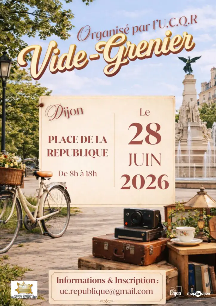 Grand Vide-Greniers de l'UCQR - Place de la République à Dijon