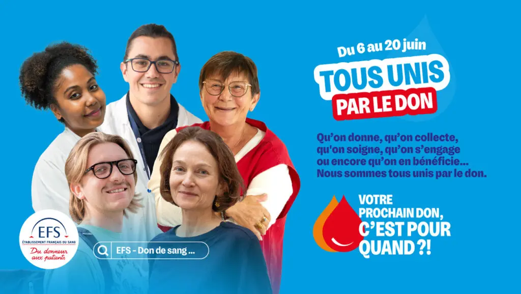 EFS : Journée mondiale des donneurs de sang