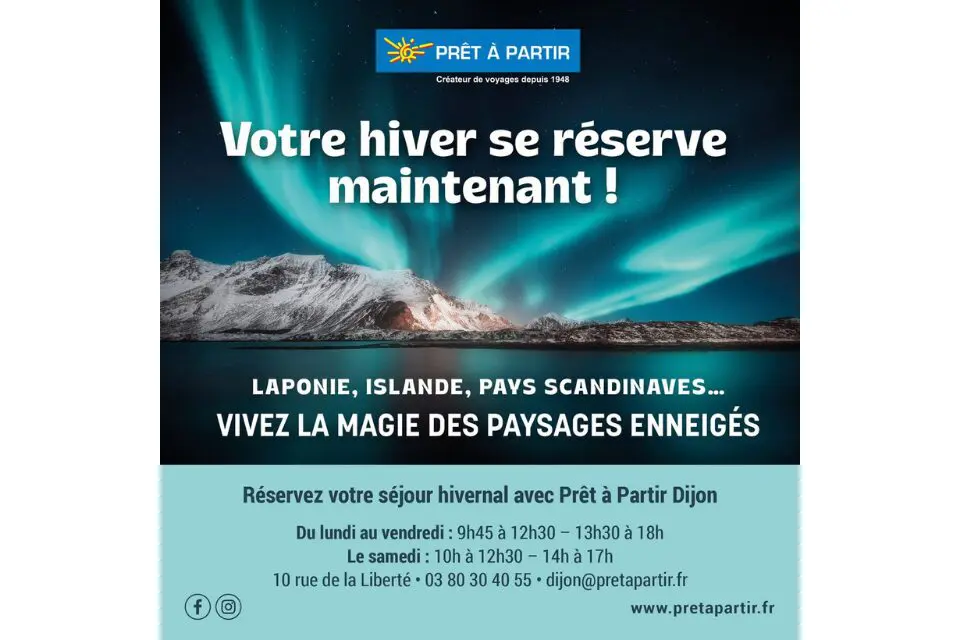 Prêt à Partir Dijon : Finissez l'année en voyage !