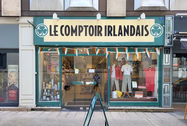Devanture Le Comptoir Irlandais